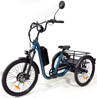 Tricycle électrique adulte Evasion couleur Bleu