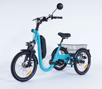 Tricycle adulte électrique "EVASION Moteur Pédalier"