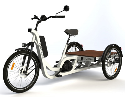 Tricycle "SUPRÊME CARGO" moteur pédalier 130Nm