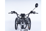 Guidon ergonomique et rétroviseur du trike électrique Essentiel