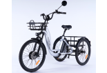 Tricycle Essentiel à assistance électrique avec l'option panier avant