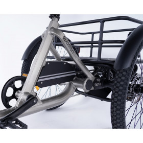 Vélo trois roues électrique Damius EVASION panier arrière grande capacité