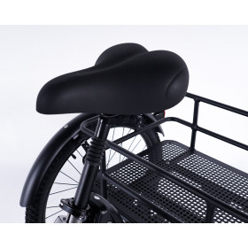 Selle confortable et avec suspension du velo senior électrique Essentiel