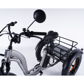 Tricycle adulte électrique avec rétroviseur de série