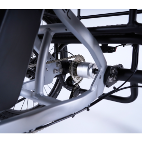 Différentiel d'origine sur le tricycle adulte Fatbike Essentiel