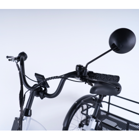Tricycle adulte électrique avec rétroviseur de série