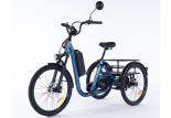 Vélo à trois roues électrique Damius EVASION EVO bleu métallisé