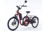 Tricycle Evasion électrique Rouge pour adulte