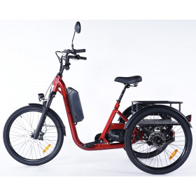 Vélo électrique trois roues adapté aux personnes âgées