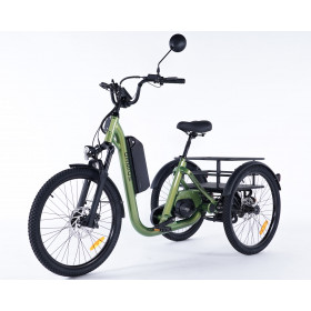 Tricycle électrique pour femme ou homme avec cadre bas