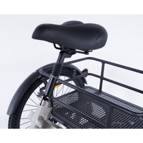 Tricycle électrique Damius EVASION confort suspension avant débattement 100 mm