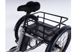 Grand panier arrière du tricycle adulte électrique Essentiel