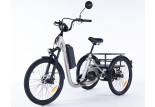 Vélo électrique stable trois roues Damius EVASION EVO gris