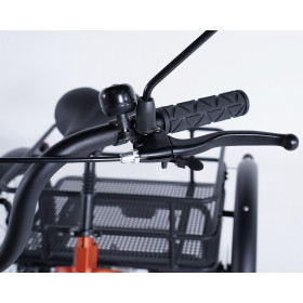 Tricycle 3 roues non électrique Damius ESSENTIEL frein parking poignée blocable