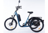 Vélo à trois roues électrique Damius EVASION bleu métallisé