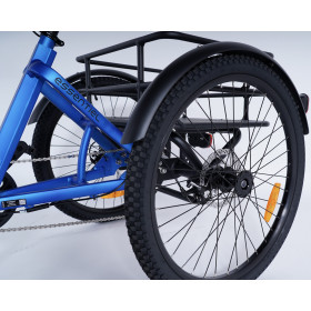 Vélo 3 roues non électrique Damius ESSENTIEL jantes aluminium 24 pouces