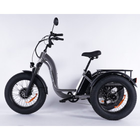 Tricycle Fatbike pour adulte avec assistance électrique au pédalage