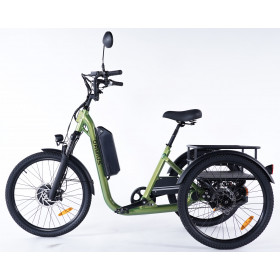 Tricycle trois roues électrique Damius EVASION vert métalisé