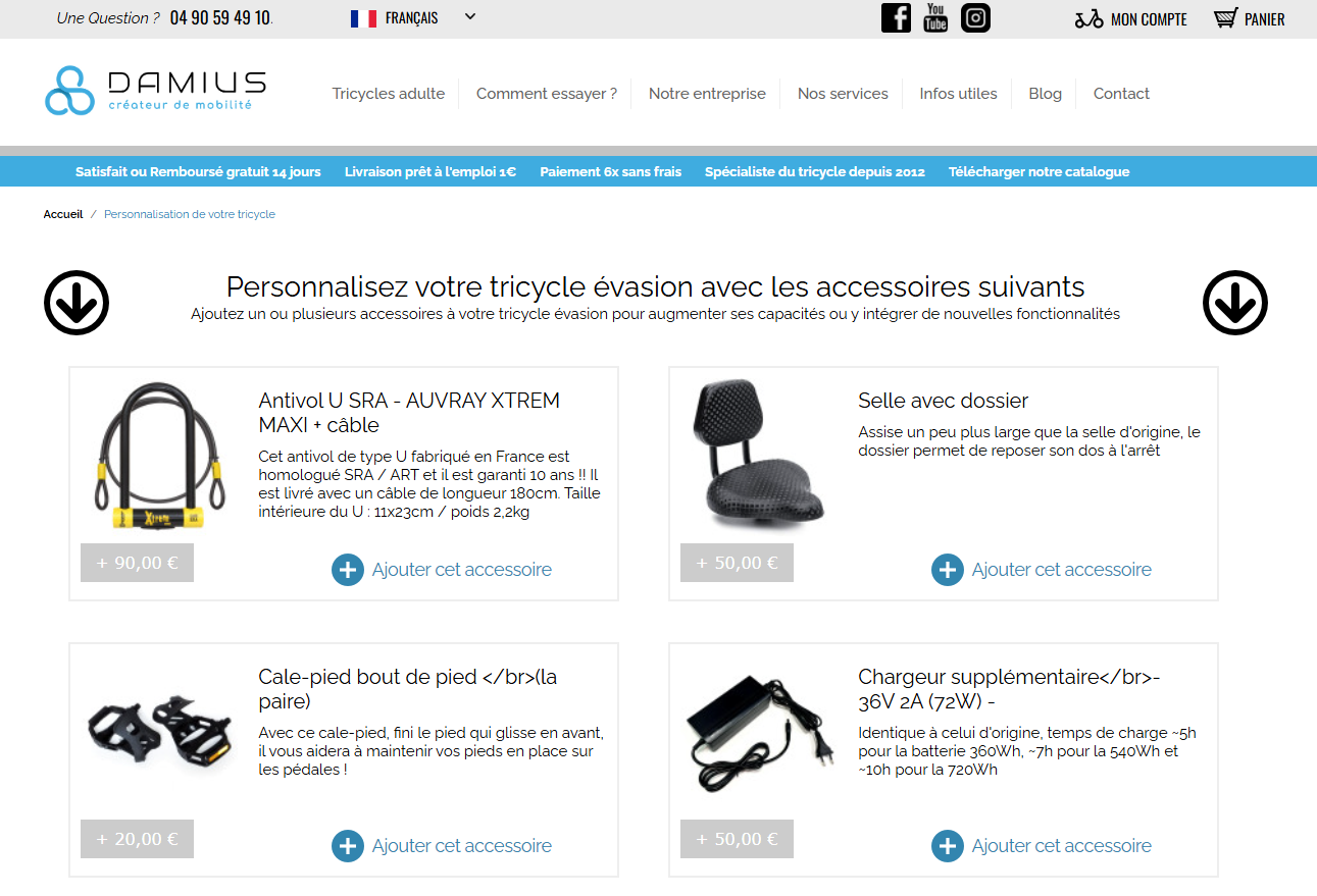 Configurez votre tricycle électrique pour adulte Configurez votre tricycle électrique pour adulte