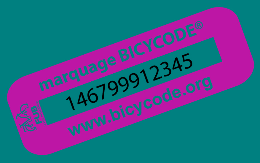 Marquage Bicycode
