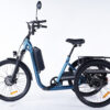 Vélo à trois roues électrique Damius EVASION bleu métallisé Vélo à trois roues électrique Damius EVASION bleu métallisé