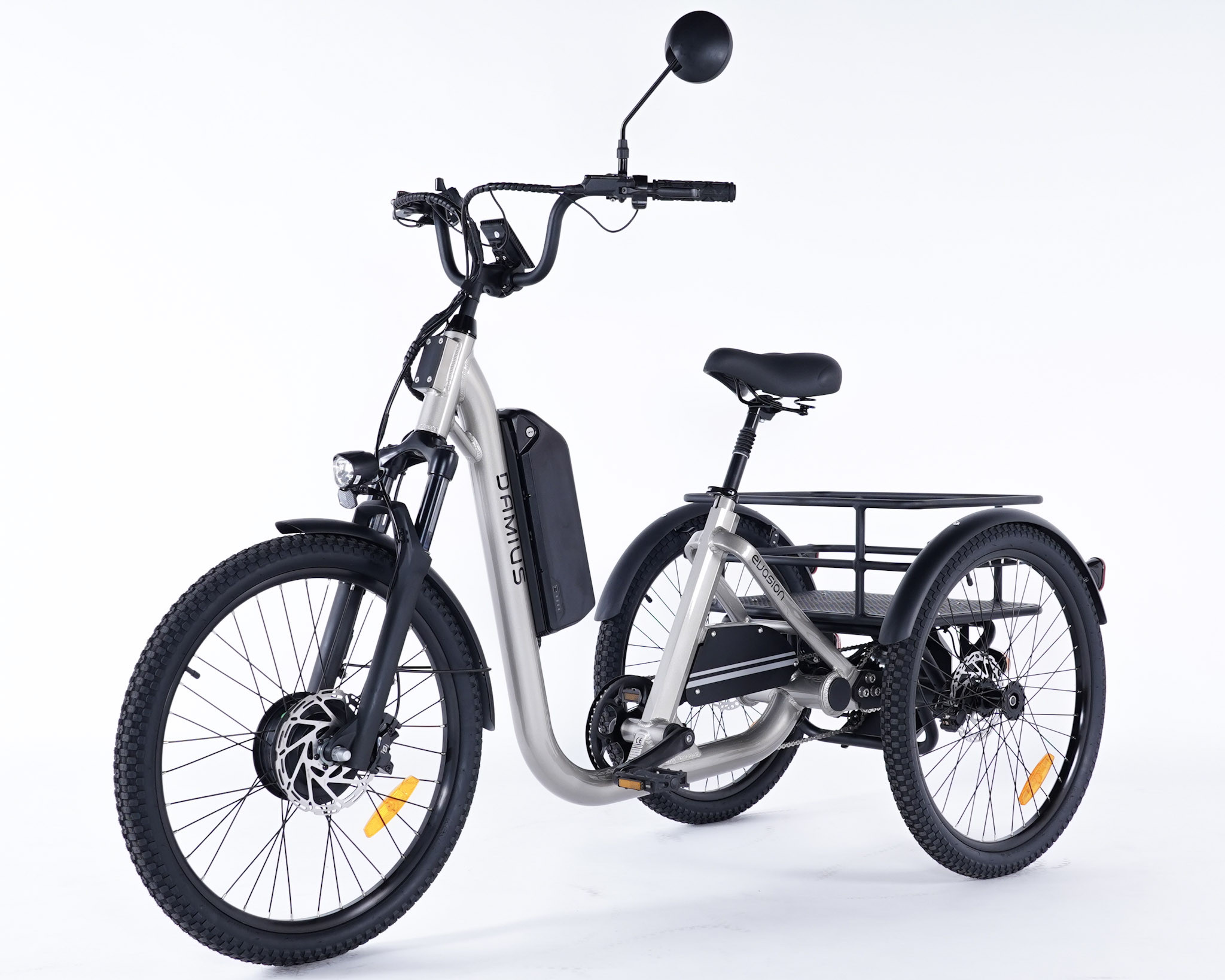 Tricycle à assistance électrique Gris - Modèle Evasion de la marque Damius Tricycle à assistance électrique Gris - Modèle Evasion de la marque Damius
