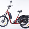 Vélo trois roues à assistance électrique Damius EVASION rouge Vélo trois roues à assistance électrique Damius EVASION rouge