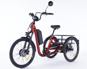 Tricycle Evasion électrique Rouge pour adulte Tricycle Evasion électrique Rouge pour adulte