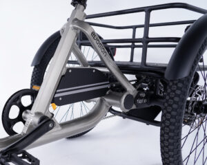 Vélo trois roues électrique Damius EVASION panier arrière grande capacité Vélo trois roues électrique Damius EVASION panier arrière grande capacité