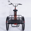 Tricycle adulte non électrique Damius ESSENTIEL grand panier arrière fil métal