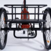Tricycle adulte Damius ESSENTIEL orange métallisé avec réflecteurs et catadioptres