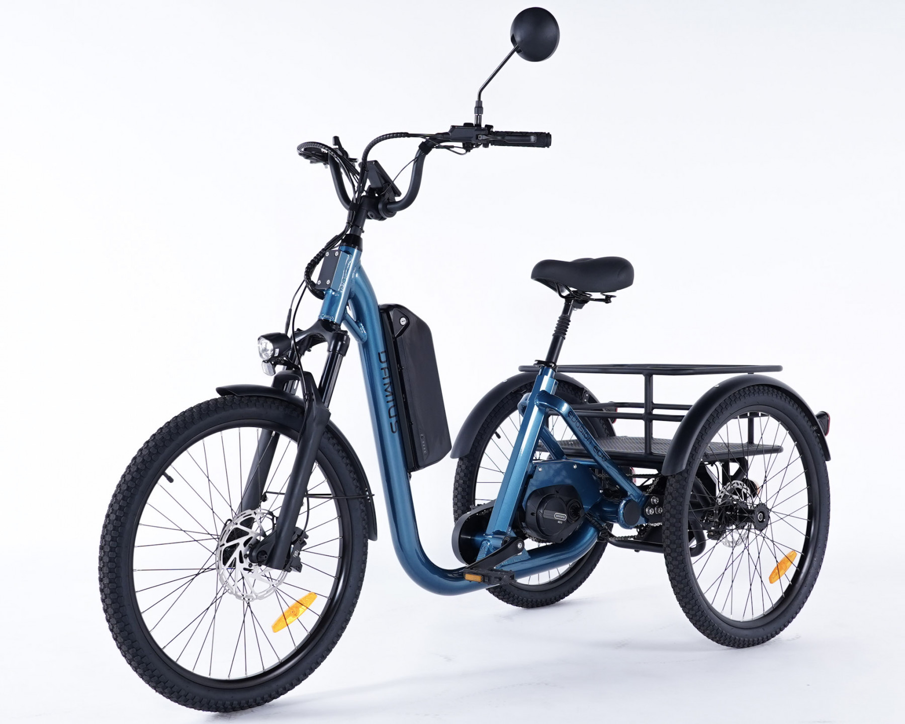 Vélo à trois roues électrique Damius EVASION EVO bleu métallisé