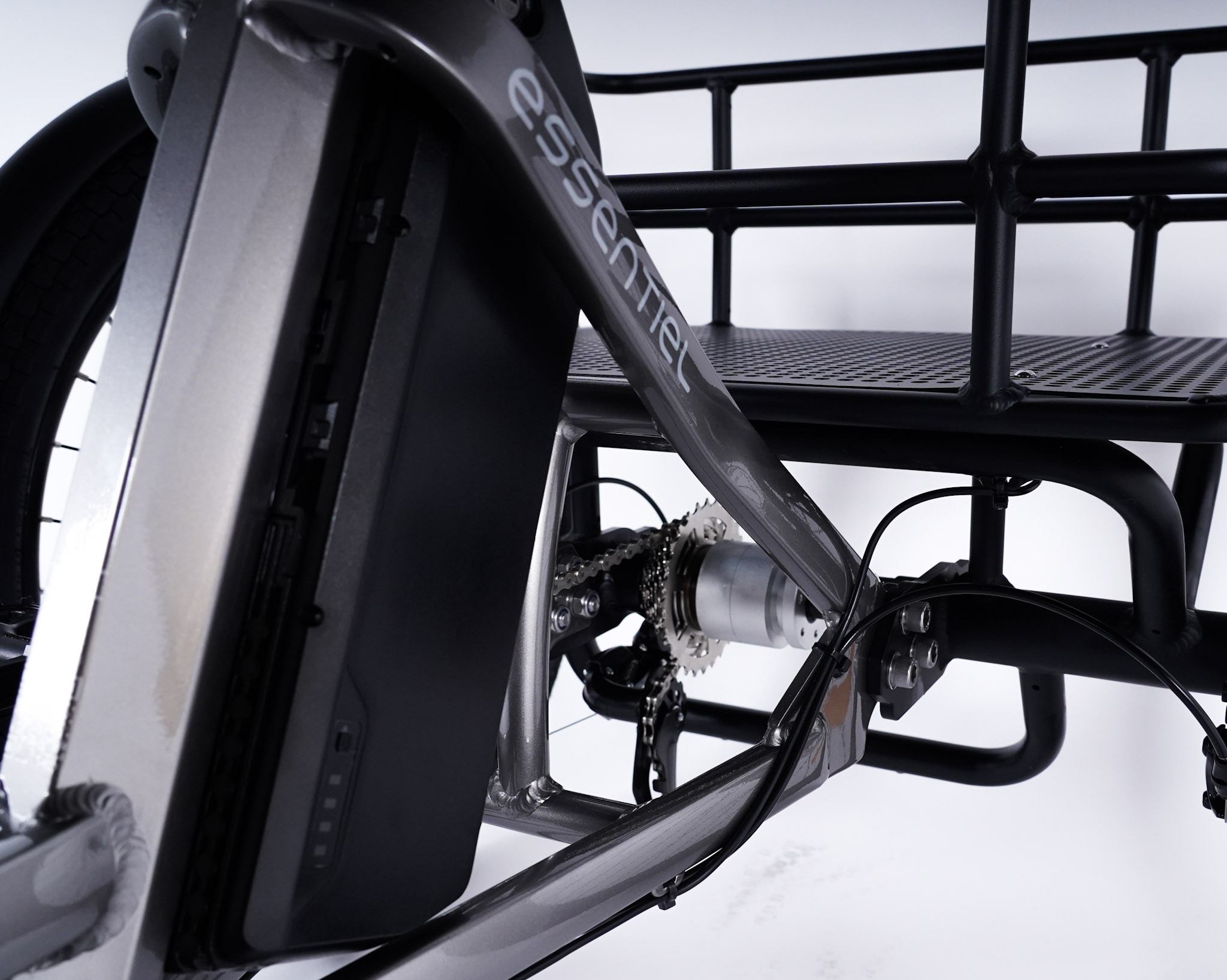 Différentiel d'origine sur le tricycle adulte Fatbike Essentiel