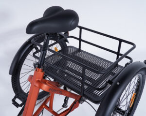 Tricycle trois roues adulte Damius ESSENTIEL selle confort large r&eacute;glable