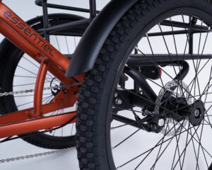 V&eacute;lo adulte trois roues Damius ESSENTIEL avec freins &agrave; disque avant et arri&egrave;re