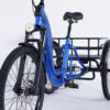 Vélo trois roues adulte Damius ESSENTIEL couleur orange garde-boue enveloppant