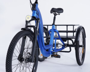 V&eacute;lo trois roues adulte Damius ESSENTIEL couleur orange garde-boue enveloppant