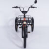 Tricycle adulte non électrique Damius ESSENTIEL coloris orange métallisé vue de face