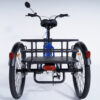 Tricycle adulte Damius ESSENTIEL vue arrière panier et réflecteur de sécurité