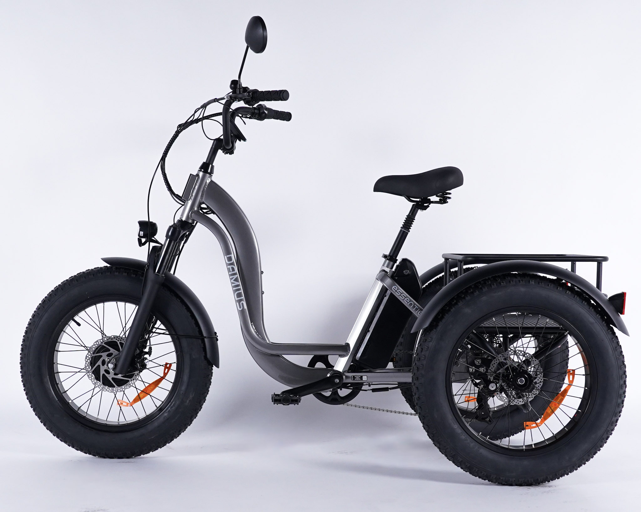 Tricycle Fatbike pour adulte avec assistance électrique au pédalage