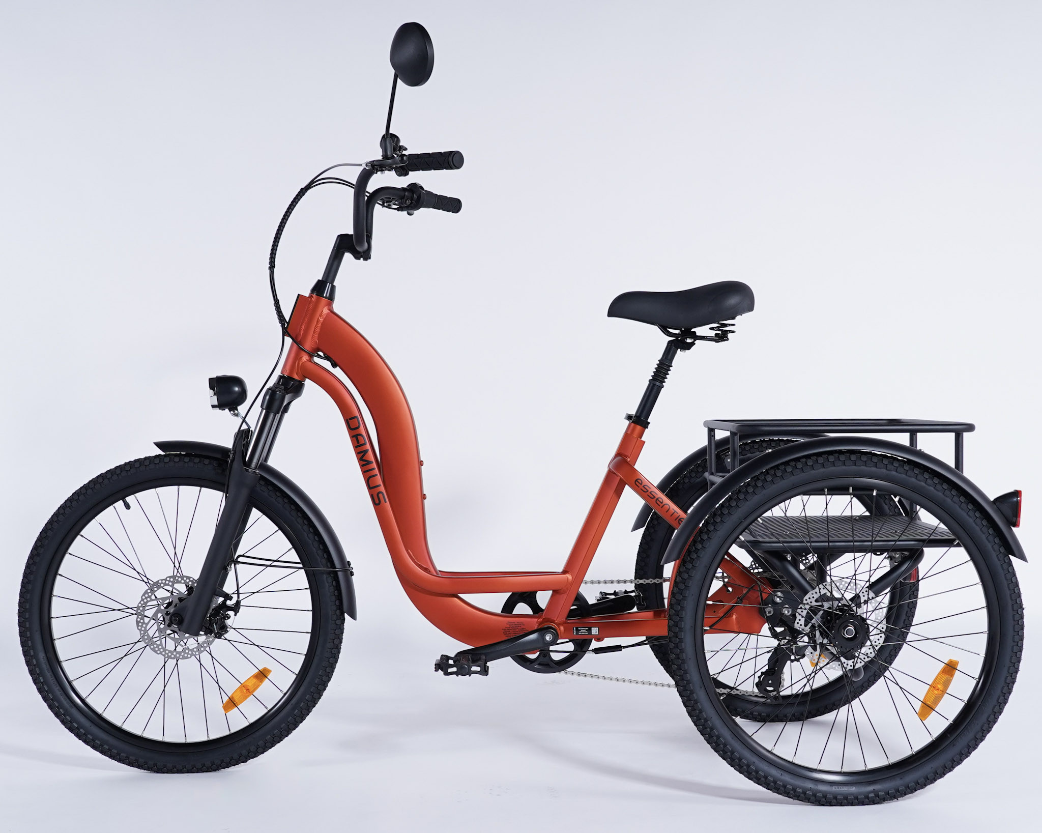 Vélo 3 roues adulte Damius ESSENTIEL non motorisé parfait pour une utilisation en entrepôt