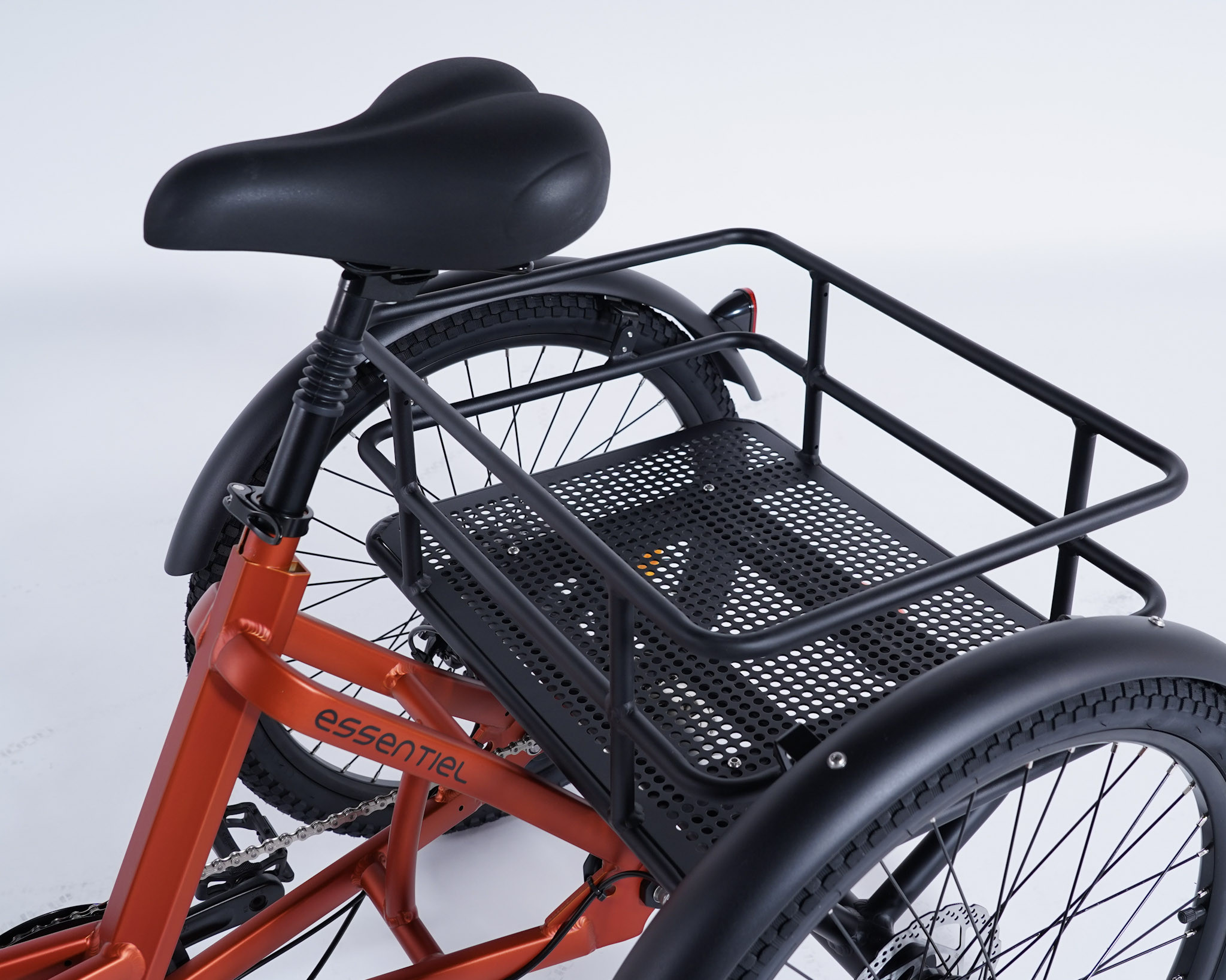 Tricycle 3 roues adulte non électrique Damius ESSENTIEL selle avec suspension
