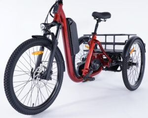 Tricycle &eacute;lectrique &agrave; enjambement bas pour adulte
