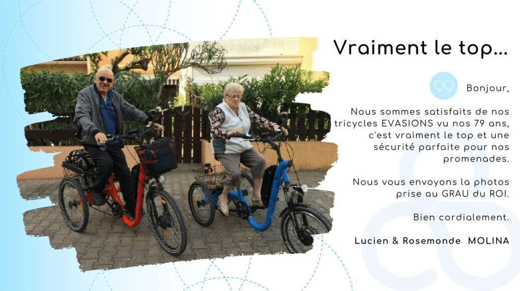 Tricycle electrique Lucien & Rosemonde