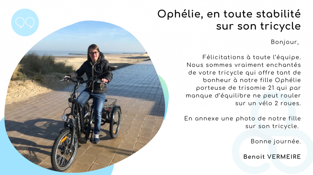 Tricycle electrique Ophelie