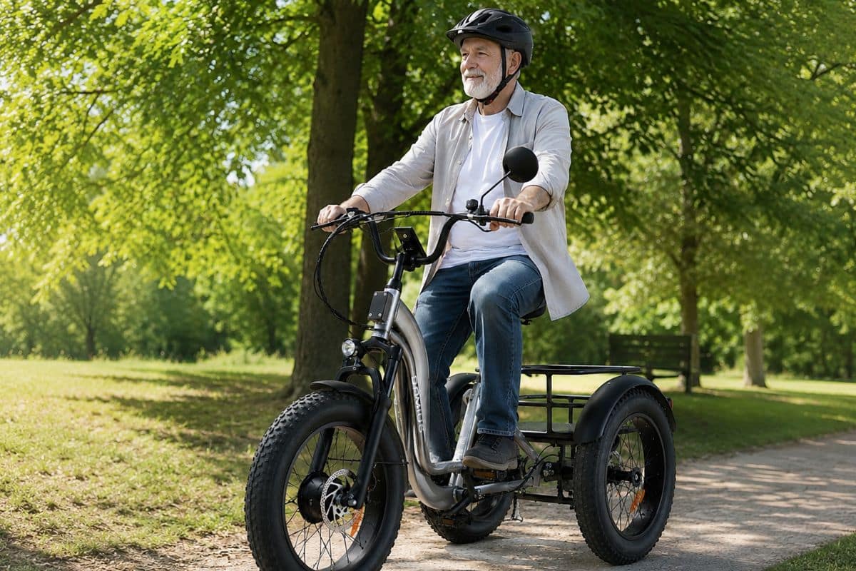 tricycle electrique pour s&eacute;nior