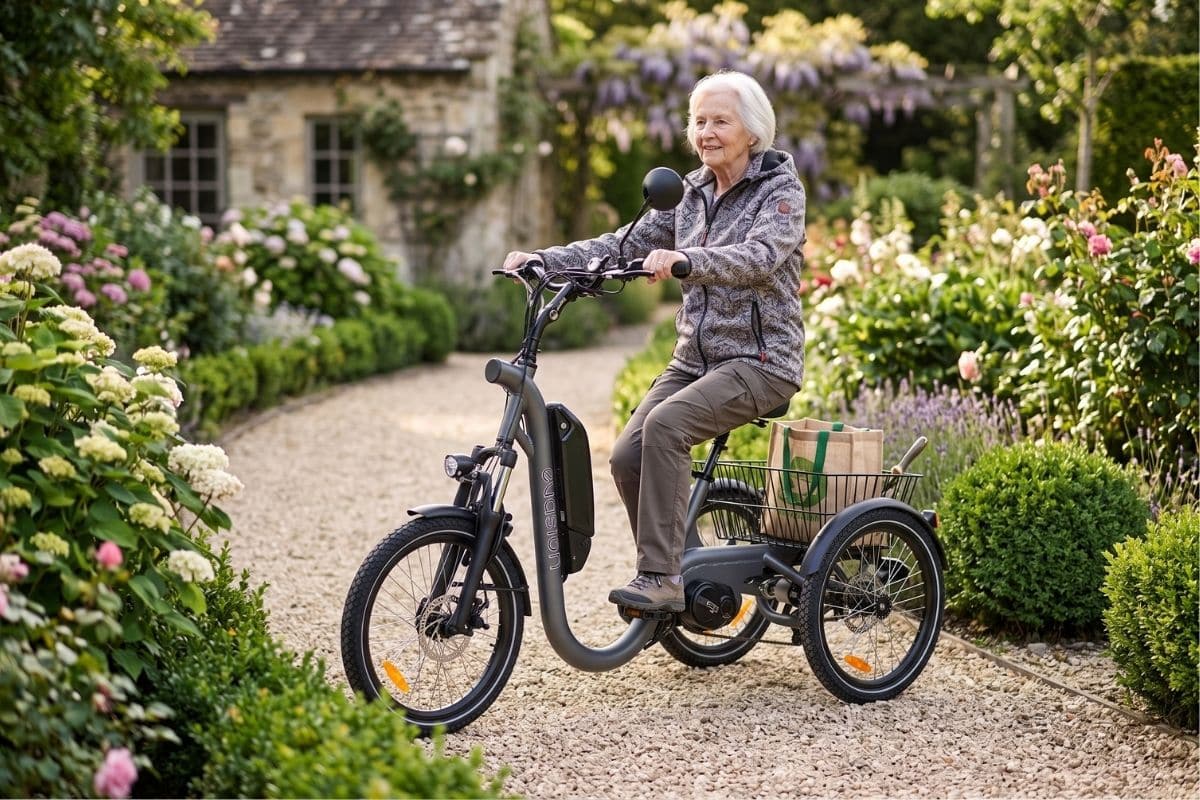 V&eacute;lo electrique adapt&eacute; S&eacute;nior et personne &acirc;g&eacute;e Damius