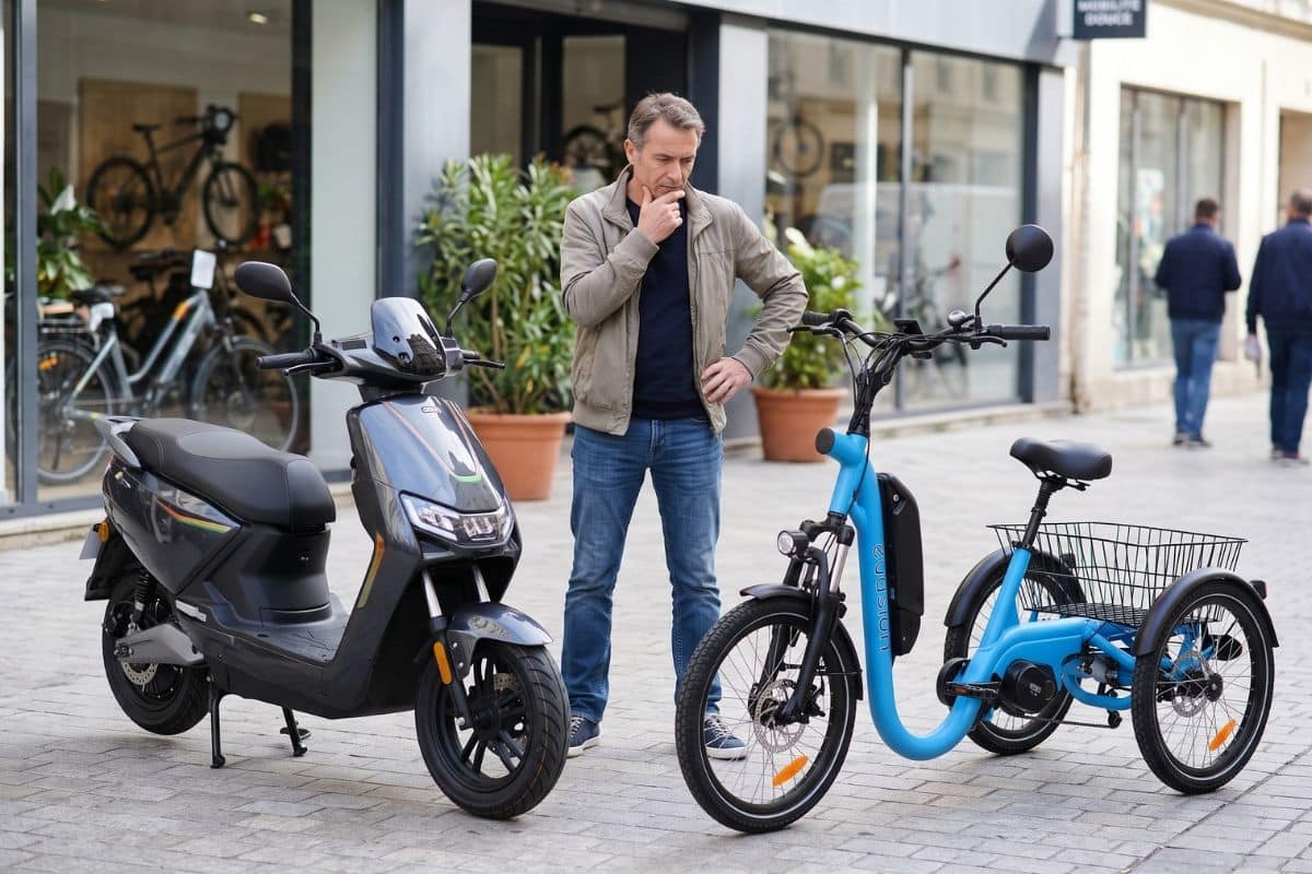 scooter electrique ou tricycle electrique
